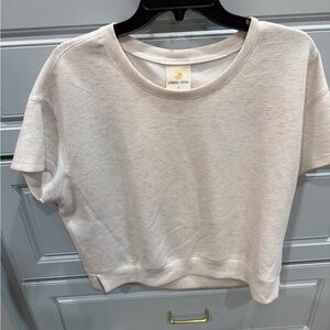 Ocean Drive Women's Beige Short Sleeve Tee